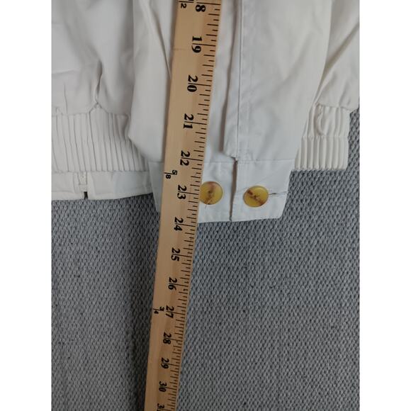 Gear for Sports Vintage Jacket Mens Large White Windbreaker Boating Mariner USA - Picture 12 of 12